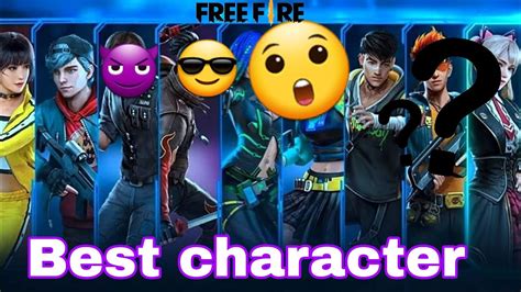 who is the best character in free fire 2020|best characters in free fire.